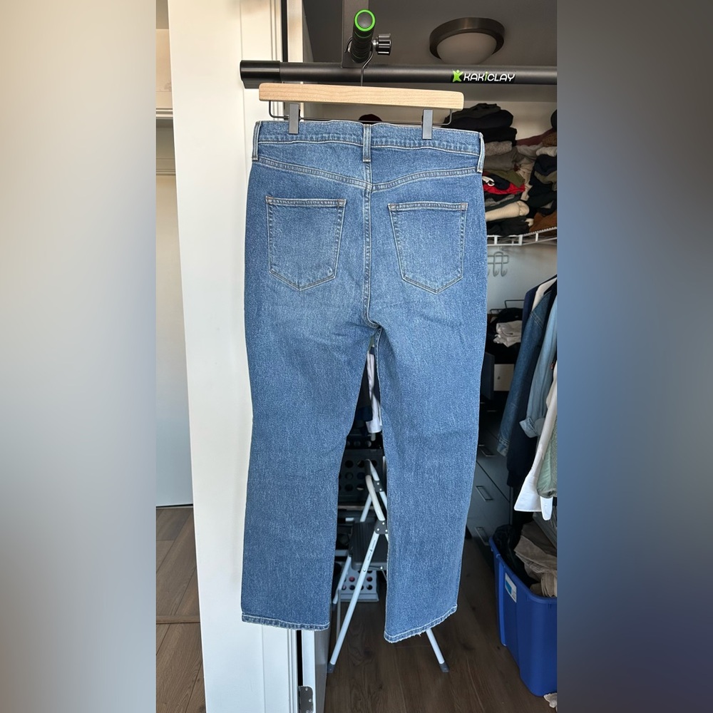 AYR Yes Yes Yes Straight Leg Distressed Jeans - Picture 3 of 4